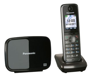 Р/Телефон Dect Panasonic KX-TG8621RUM (серый металлик, автоответчик)