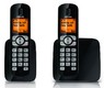 Р/Телефон Dect PHILIPS CD2802(Черный, 2 трубки)