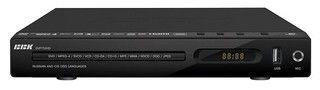 Плеер DVD BBK DVP753HD черный (+ диск на 500 песен)