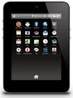 Электронная книга Digma iD 7 Черный  4Gb/BT/WiFi/Android 2.1/ 7" 800х600 4:3 capactive