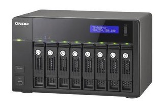 Сетевой накопитель Qnap  TS-859 PRO+ 8 отсеков для жестких дисков Intel D525 1.8 ГГц
