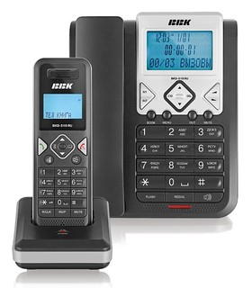 Р/Телефон Dect BBK BKD-519 RU (черный, DECT + проводной телефон)