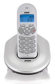 Р/Телефон Dect BBK BKD-810 RU (серебро)