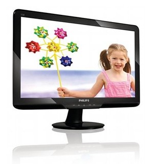 Монитор Philips TFT 21,5" 222E2SB/01 Glossy-Black TN 5ms 16:9 DVI 500000:1 250cd