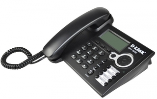 Телефония IP D-Link телефон PoE, SIP 2 10/100BASE-TX  Acoustic echo cancellation QoS (DPH-150SE)