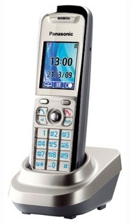 Р/Телефон Dect Panasonic KX-TGA840RUN (трубка к телефонам серии KX-TG84xx, платиновый)