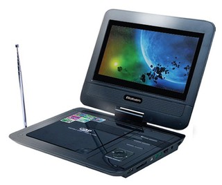 Портативный DVD Плеер Rolsen RPD-7D03TBL 7" тв-тюнер цвет черный
