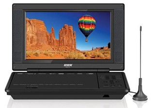 Портативный DVD Плеер BBK PL911SI 9" черный