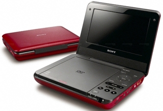Портативный DVD Плеер Sony DVP-FX770R 7" красный