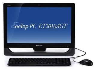 Моноблок PC Asus ET2010AGT 20"  250U/3G/320G/DVD-RW/WF/Cam/DOS/KB+m/black