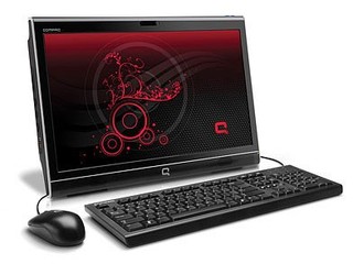 Моноблок CQ 100eu AIO D410/160GB/1GB/DVDRW/MCR/WiFi/Cam/kbd/mouse/DOS/20" (XT367EA)
