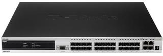 Коммутатор D-Link 4xSFP L3 стекируемый 4 слота  10/100/1000 3 слота для 10GE (DGS-3627G )