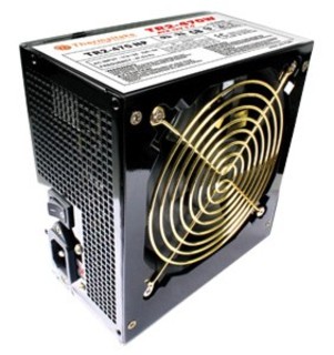 Блок питания Thermaltake ATX 470W W0089RE APFC, 120mm fan, black