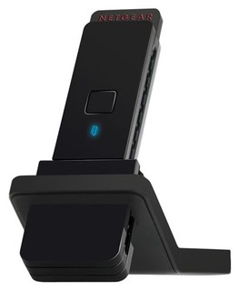 Сетевая карта Netgear (WNA1100-100RUS) RangeMax NEXT 150Mbps, 802.11n, USB 2.0, Black