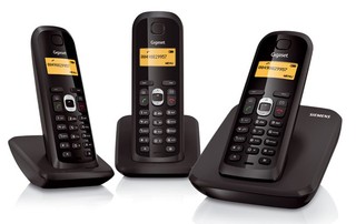 Телефон Siemens Dect Gigaset AS200TRIO (базовый телефон и 2 шт. доп. трубки)