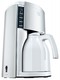 Кофеварка Melitta Looc Therm De Lux бело - серебристая
