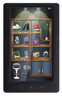 Электронная книга Digma A700 TFT 7дюймов 2Gb чёрная + чехол