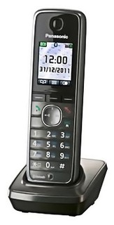 Р/Телефон Dect Panasonic KX-TGA860RUM (трубка к телефонам серии KX-TG86хx, серый металлик)