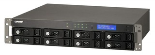 Система хранения Qnap TS-859U-RP+ с восемью отсеками для жестких дисков Intel Atom D525 1.8