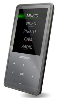 Флеш плеер ARCHOS 24C VISION 4GB 2.4" FM/CAM/MP3/WAV/FLAC/APE/AVI/13H (501650)