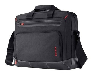 Сумка для Ноутбука Belkin CASE/TOPLOAD/LPTP/PU-LTHR/POLY/SWIFT/16"/BLK/RED F8N509cwC00