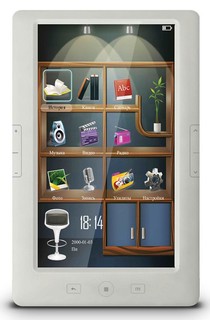 Электронная книга Digma A700 TFT 7дюймов 2Gb белая + чехол