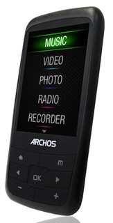 Плеер Flash Archos 24B VISION 8Gb Black 2.4" FM /MP3/WAV/FLAC/APE/OGG/AVI/FLV/TXT