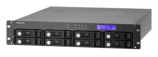 Сетевой RAID-накопитель Qnap TS-809U-RP 8 отсеков для жестких дисков процессор Intel C2D 2.8 ГГц