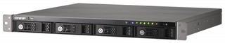 Система хранения Qnap TS-459U-RPс четырьмя отсеками для жестких дисков в стоечном исполнении