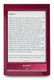 Электронная книга Sony PRST1RC 6" 800х600 16grey, 2Gb, microSD, G-Sensor, WiFi, Аудио плеер, красная