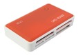 Устройство чтения карт памяти PC PET CR-211ROG USB 2.0 SDHC/CF/XD/MS/TF/M2 (24-in-1) Rubber Orange