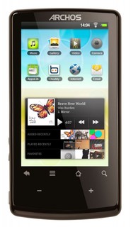 Плеер Flash Android 2.2 Archos 32 internet tablet 4Gb Black 3.5" 240x400 16М ARM Cortex A8 800 MHz 3