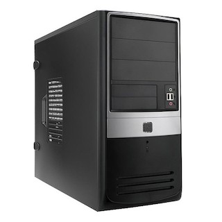 Корпус INWIN IW-EAR-003BS Black-Silver 450W USB/Audio ATX