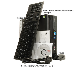 ПК Fujitsu ESPRIMO E400 SFF i3 2120/2Gb/500Gb (7.2k)/DVDRW/KB400 PS2+m/Free/E85+