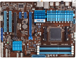Материнская плата ASUS M5A97 sAM3+ /AMD 970/ 4xDDR3, 2xPCI-E, GBLan, SATA RAID,ATX