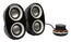 Колонки Jetbalance JB-160 2.0 черные с белым (6W)