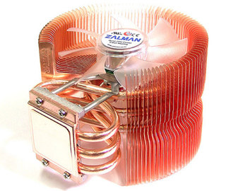 Вентилятор Zalman 9500A LED Soc-775/1155/754/940/AM2/AM3 2xBall blue LED