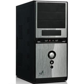 Корпус Super Power Q3336-A11 Black-Silver 450W USB/Audio/Fan