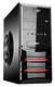 Корпус ACCORD P-18BR black red w/o PSU ATX 2*USB Audio