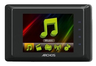 Плеер Flash Archos 24D VISION 4Gb Black 2.4" FM Dic MicroSD 8hr HedPh OGG Txt Vid AVI MPEG4 /MP3/WAV