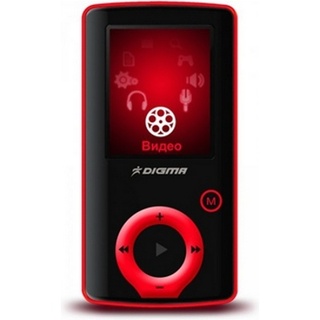 Плеер Flash Digma F2 8Gb Black 1.8" FM MicroSD HedPh WMA AVI /FM-TRAN/AVI/AMV/MP3/WMA/WAV/TF slot