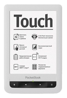 Электронная книга PocketBook Pro 6" 622 черно-белый (Pearl,WiFi,MultiTouch)