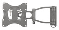 Кронштейн Kromax TECHNO-4 для ТВ 15"-37",настенный, 3 ст. наклон, до 25 кг, серый