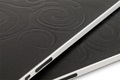 Наклейка ZAGG LEATHERskin для iPad2/New black embossed