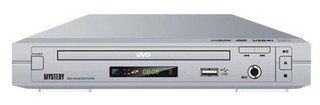 Плеер DVD Mystery MDV-742UM серебро USB (+ микрофон) Караоке
