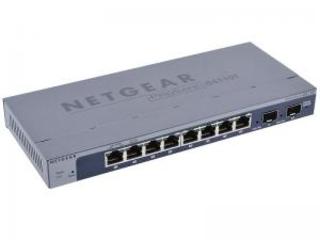 Коммутатор Netgear (GS110T-100GES) Управляемый Smart 8GE 2SFP QoS Green