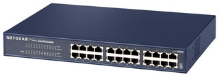 Коммутатор Netgear (JFS524-100EUS) 24-портовый 10/100 Мбит/с для монтажа в 19" стойку