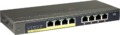 Коммутатор Netgear (GS108PE-100EUS) ProSafe Plus 8-портовый 10/100/1000 Мбит/с, 4 с PoE, внешний БП