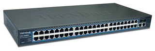 Коммутатор TRENDnet TEG-2248WS 2 уровня 48х10/100 Мбит/с 4-порта Gigabit Ethernet и 2хMini-GBIC web