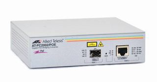 Медиаконвертер Allied Telesis (AT-PC2002POE) 10/100/1000T to fiber SFP, (PoE)